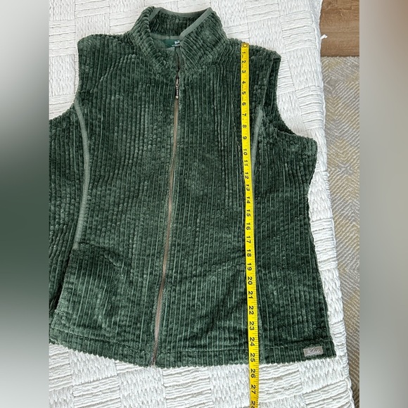 Woolrich Vintage Forest Green Klinsdale Corduroy Vest SZ XL - Picture 8 of 8